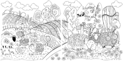 Mein Frühlingsspaziergang. Rita Berman. Coloring book