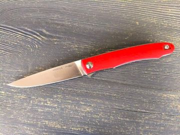 Нож складной NC Custom Minimus (AUS-10 Satin, G10 Red)
