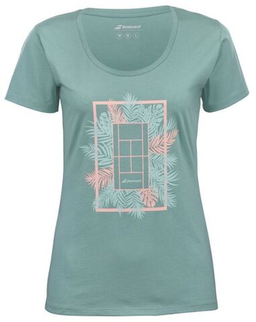 Женская футболка Babolat Femme Message Tee Woman - Trellis