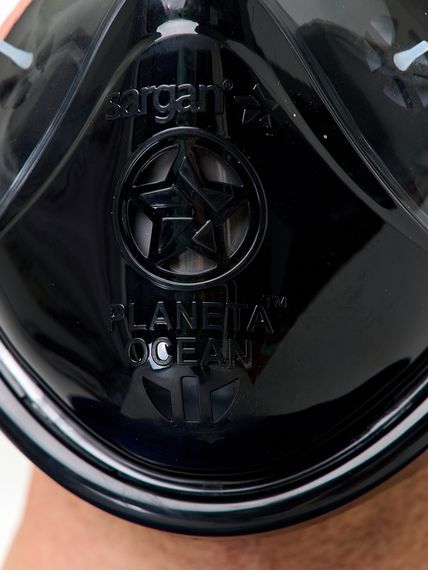 Маска полнолицевая Sargan Планета океан 2.0 черный/черный