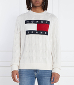 Свитер Tommy Jeans - белый(DM0DM17762)