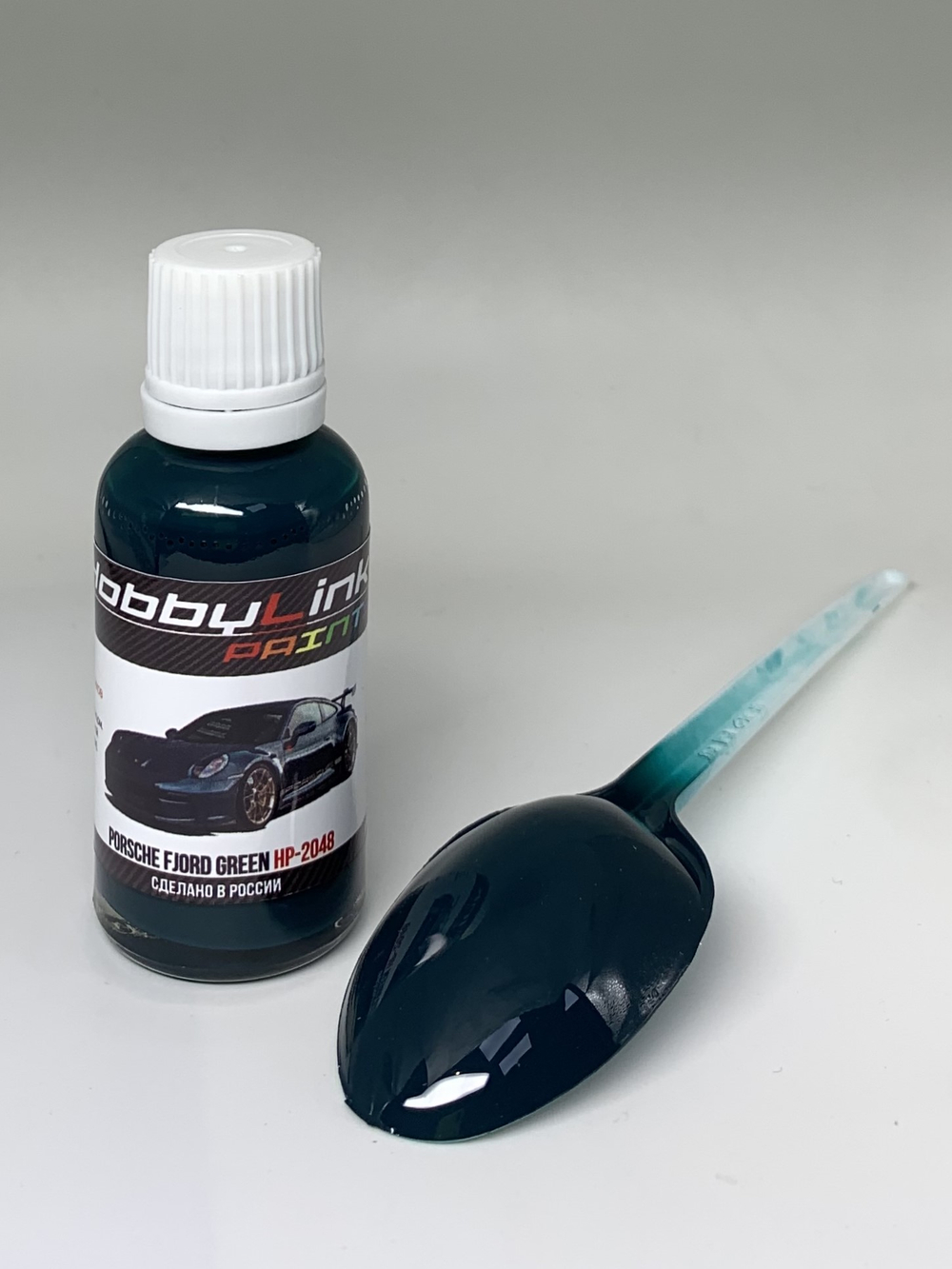 Краска лаковая HobbyLink Porsche Fjord Green HP-2048