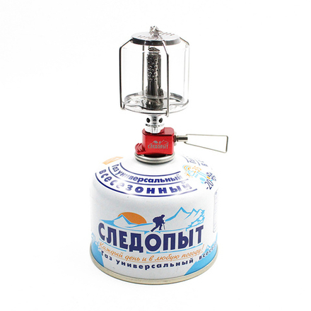 Светильник портативный газовый "СЛЕДОПЫТ - Северное Сияние", стекло