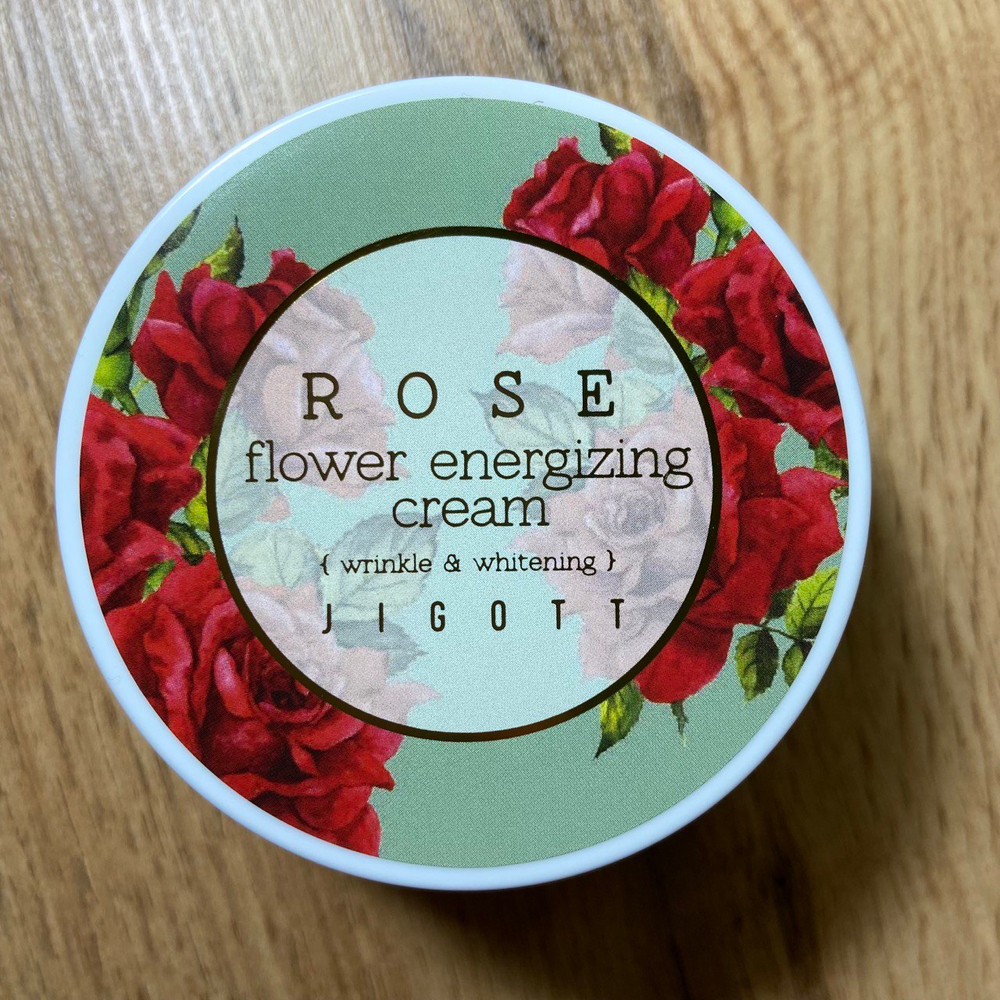 Крем для лица Jigott Rose Flower Energizing Cream с экстрактом розы 100 мл