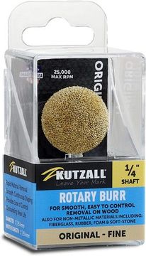 Шлифовальная головка Kutzall, шарообразная, D25.4мм, Fine (Original), хвостовик 6.35мм