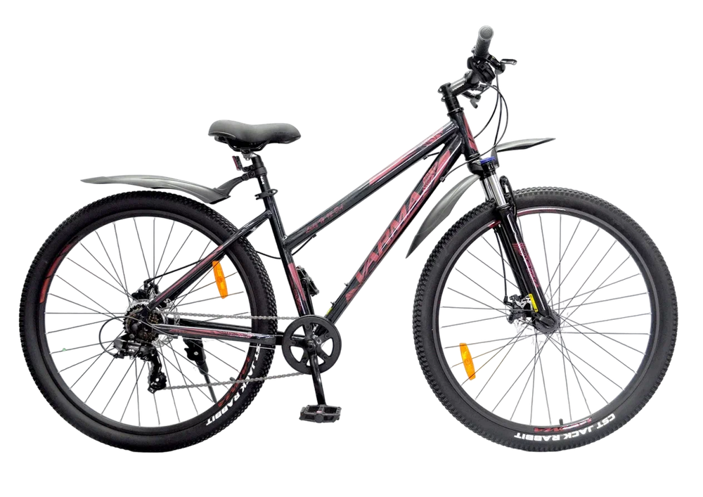 Велосипед 29" VARMA LADY H92DA  р.17 черно-бордовый 7ск ал.