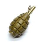 Макет учебно-тренировочной гранаты Ф-1 (цинковый сплав), зеленая