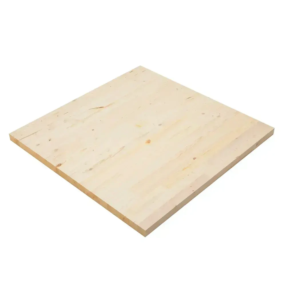 Мебельный щит / площадка лестничная Дом Дерева 1000x1000x40мм Сосна АВ Цельноламельный