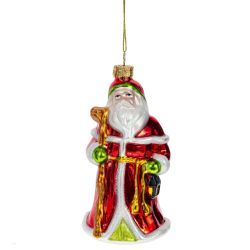GAEM Украшение новогоднее "Дед Мороз, L6,5 W6,5 H13 см