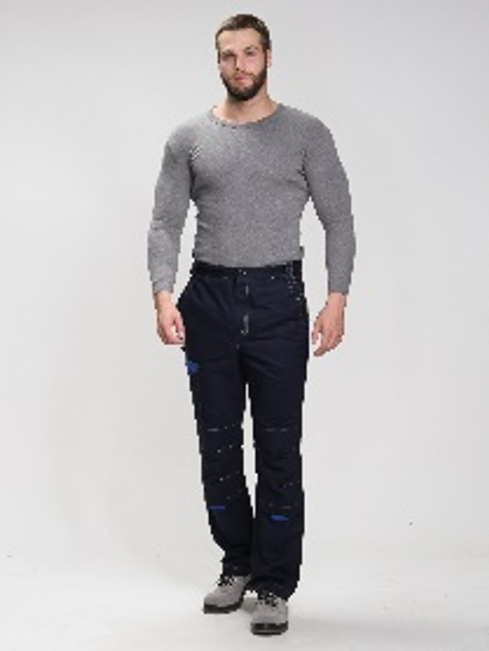 Брюки Алькор (тк.Карелия,260), т.синий/васильковый