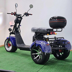 Электроскутер IKINGI X12 Pro TRIKE, трицикл, 3000 Вт, чёрный, 60В, 20Ач