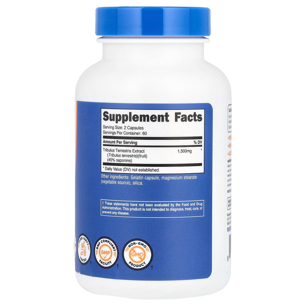Nutricost, Якорцы, 120 капсул (750 мг в 1 капсуле)