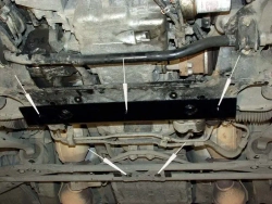 Защита картера и КПП Sheriff для Infiniti FX45 (S50) 2003-2008 арт.15.0651