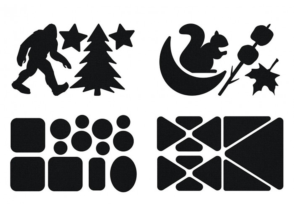 Лента для ремонта одежды фигурная Gear Patches Camping 91121