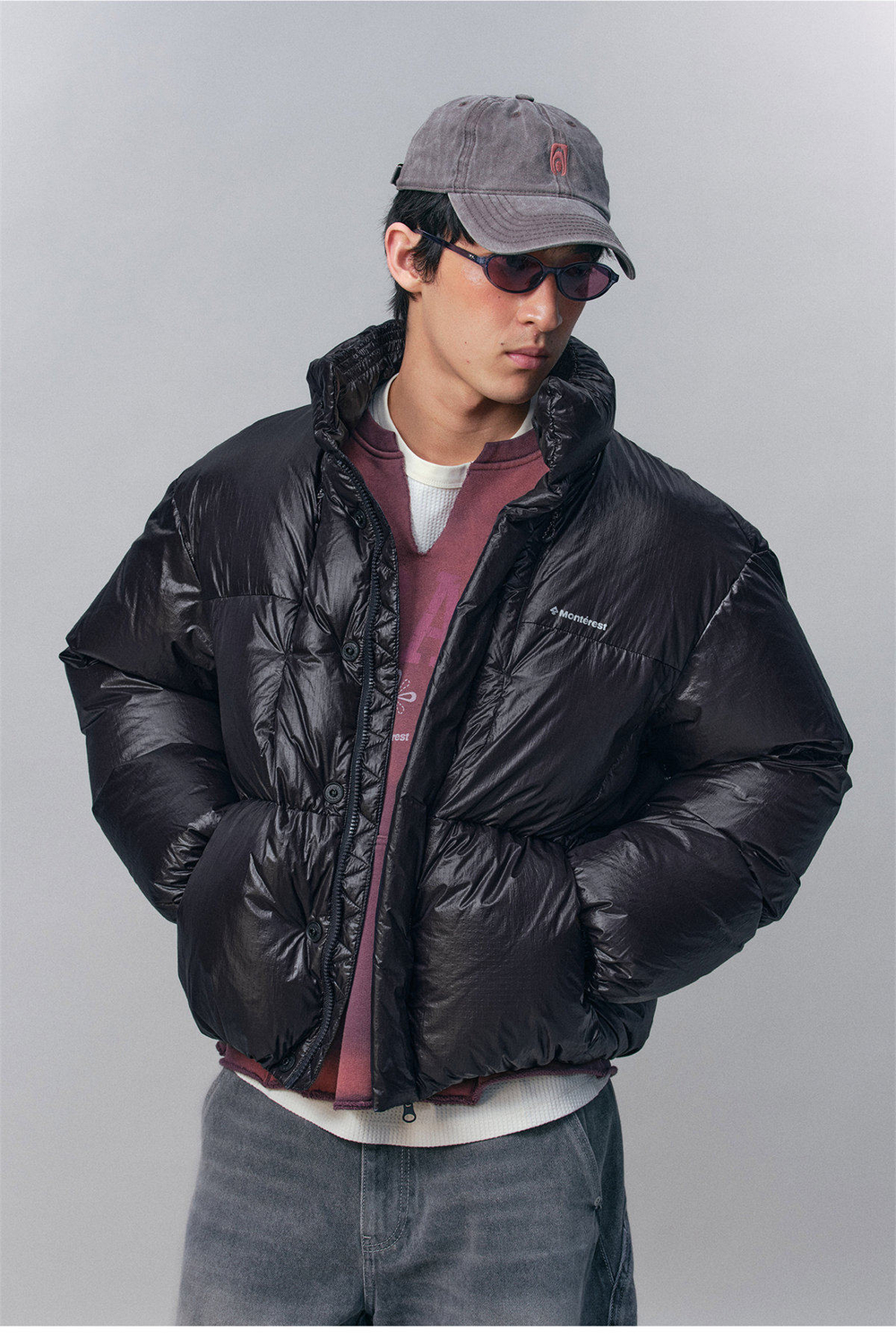 Пуховик Nothomme Monterest “Rime Traveler” Mountain-Style Stand Collar Down Jacket