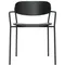 Стул с подлокотниками Torfrid, черный