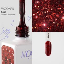 Гель-лак MOODNAIL Riddle in red, 10г