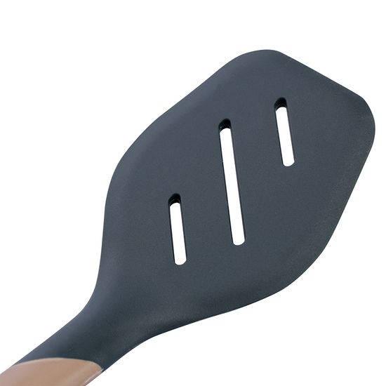 Лопатка с прорезями smartchef, 32 см, капучино-графит