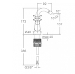 Смеситель для биде ADAGIO 910301ОС