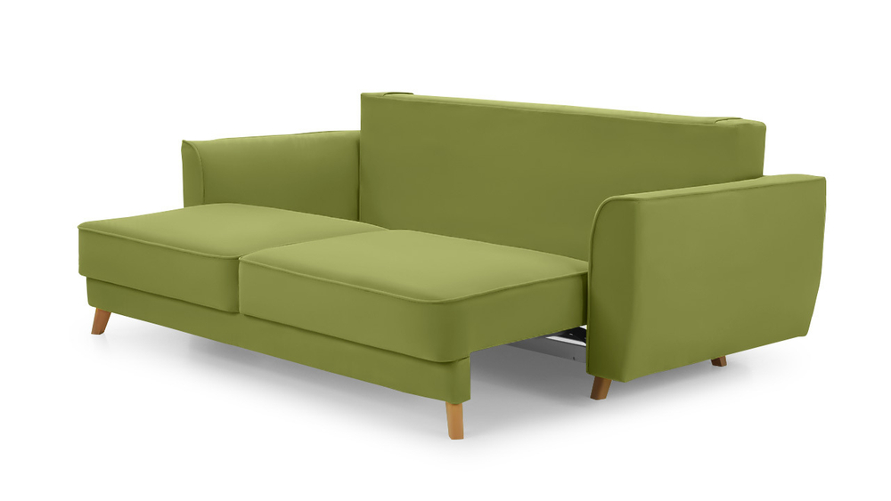 Диван Майами Лайт Vivaldi 32 240*103*90 см, Зеленый  Еврокнижка Фиеста