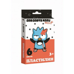 Пластилин "BadBadtzMaru" 6 цветов, 120 гр, со стеком (Центрум)