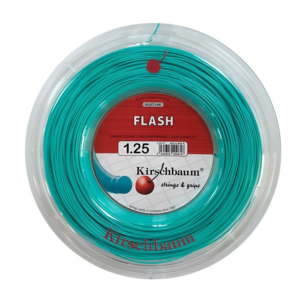 Струны для тенниса KIRSCHBAUM FLASH PINK Бобины 200 м