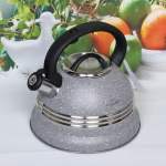 Чайник из нержавеющей стали 3,5л «Грация» со свистком, граффит