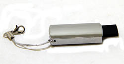 Подарочная USB флеш карта на 64GB с накладкой камня яшма, в подарочной упаковке,