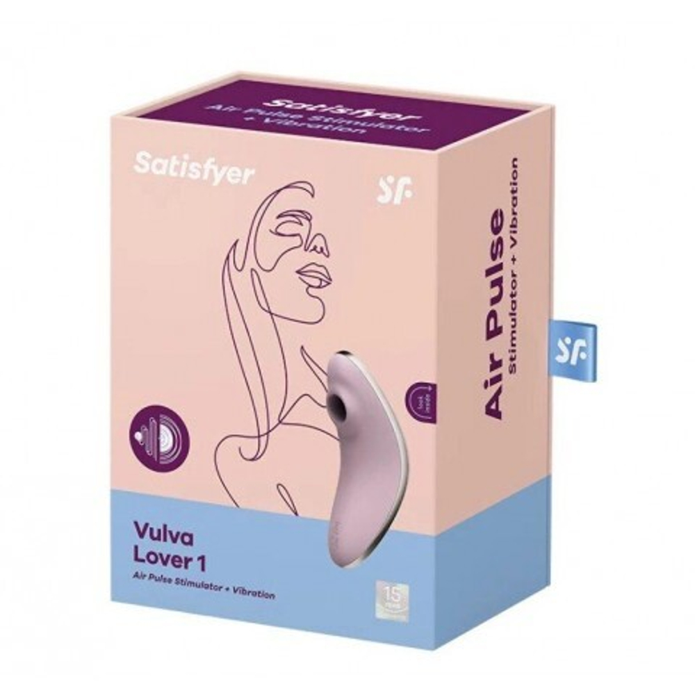 Клиторальный стимулятор с вибрацией Satisfyer Vulva Lover 1 фиолетовый
