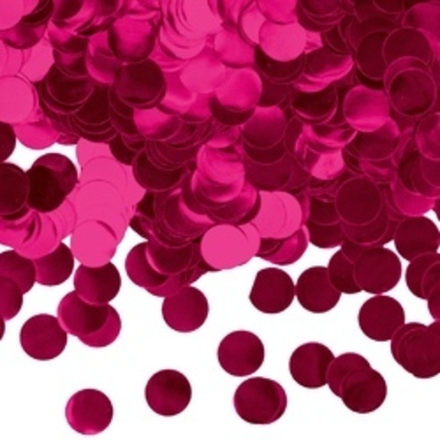 Конфетти фольга Круг, Фуше, Металлик, 1 см, 50 гр.