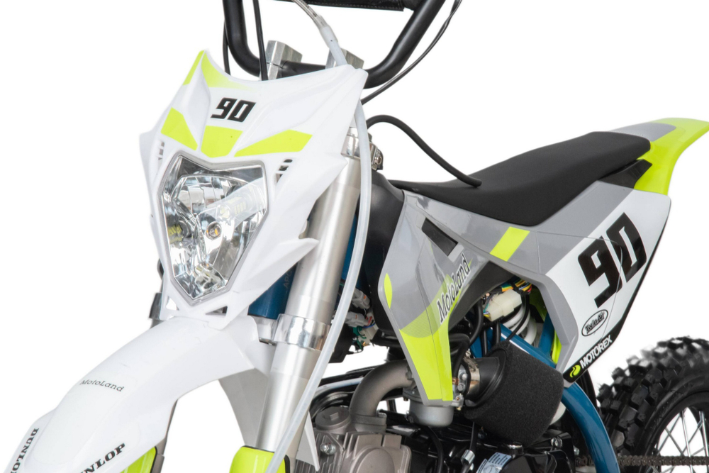 Питбайк Motoland TCX125 E 14/12 +фара зеленый