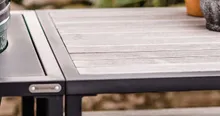 Полка из искусственно состаренной древесины акации для модульной секции Big Green Egg
