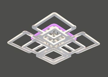 3088/4+4 CR+RGB (1) Люстра MN