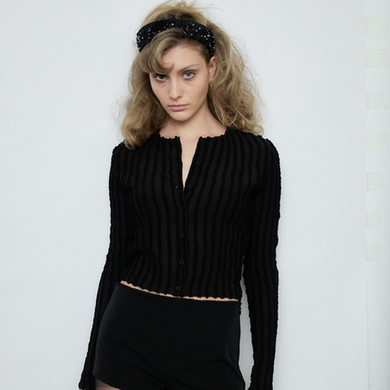 Кокошник S с черным декором