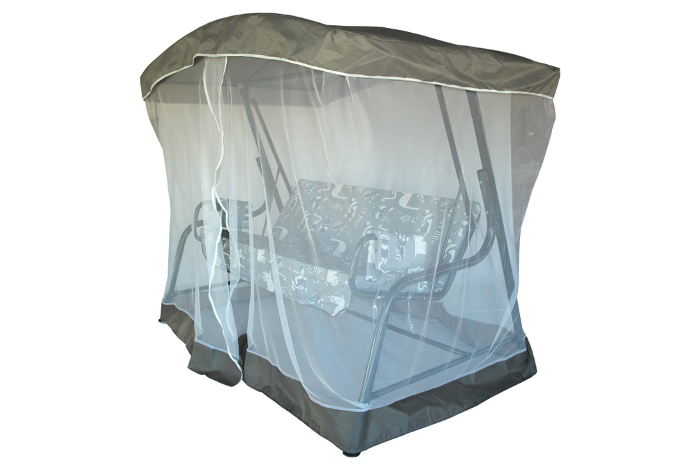 Качели садовые 3-х местные Ирис с москитной сеткой арт.GS1445 "Garden story"