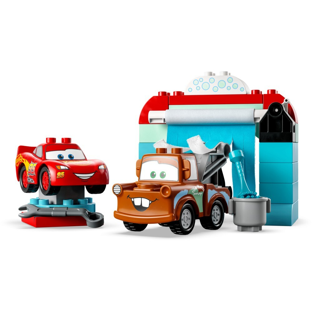 LEGO DUPLO — Молния Маккуин и Мэтр — Автомойка 10996
