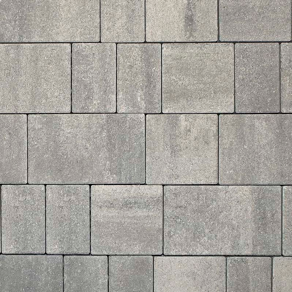 Тротуарная плитка СТАРЫЙ ГОРОД - Искусственный камень Шунгит, комплект из 3 видов плит