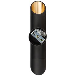 Светильник настенный ЭРА WL52 BK/GD 2*GU10 2*12Вт IP20 черный, золото