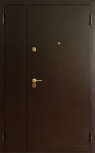 Полуторная дверь с порошковым напылением - 882