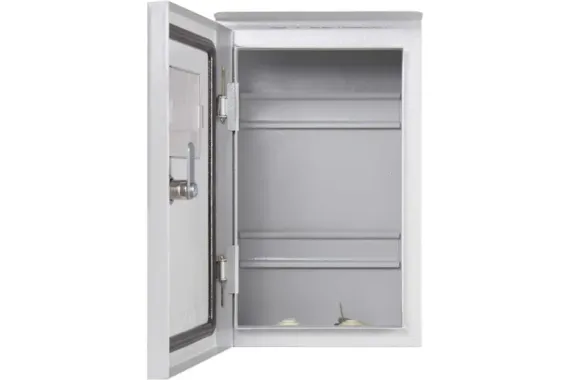 Щит учетно-распределительный KRZMI ЩУ-1Н-6 КОЗ 290*190*145 IP55 с замком + окно металлический 27119