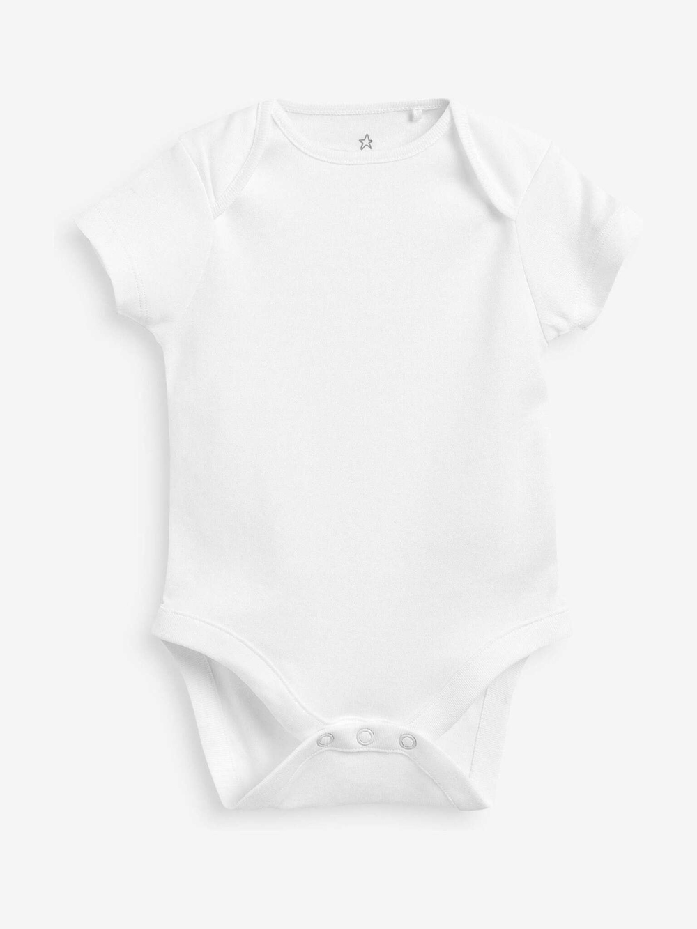 Боди с коротким рукавом для малышей Next 615-805, 7 шт., Белый