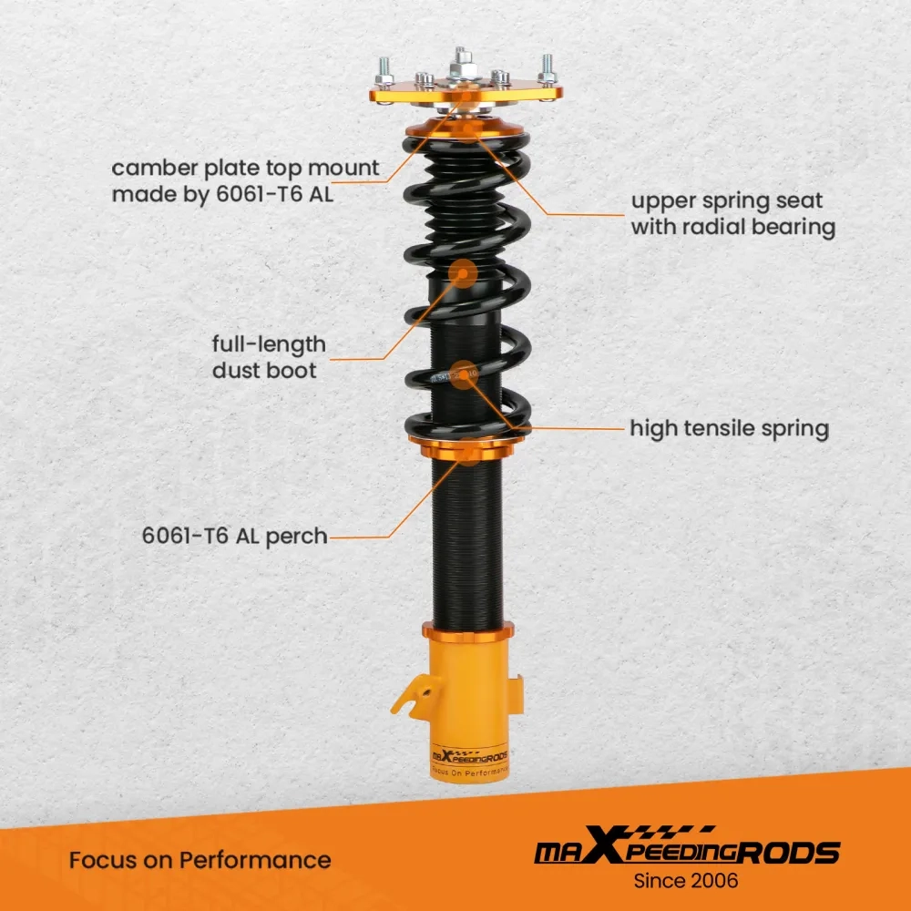 Full Assembly Coilovers подходит для автомобиля Subaru Outback 2000 01 02 03 04 Adjustable Height lowering kit