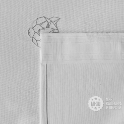 Набор штор и покрывала с вышивкой ЛУККА (арт. BL10-292-01)  - белый
