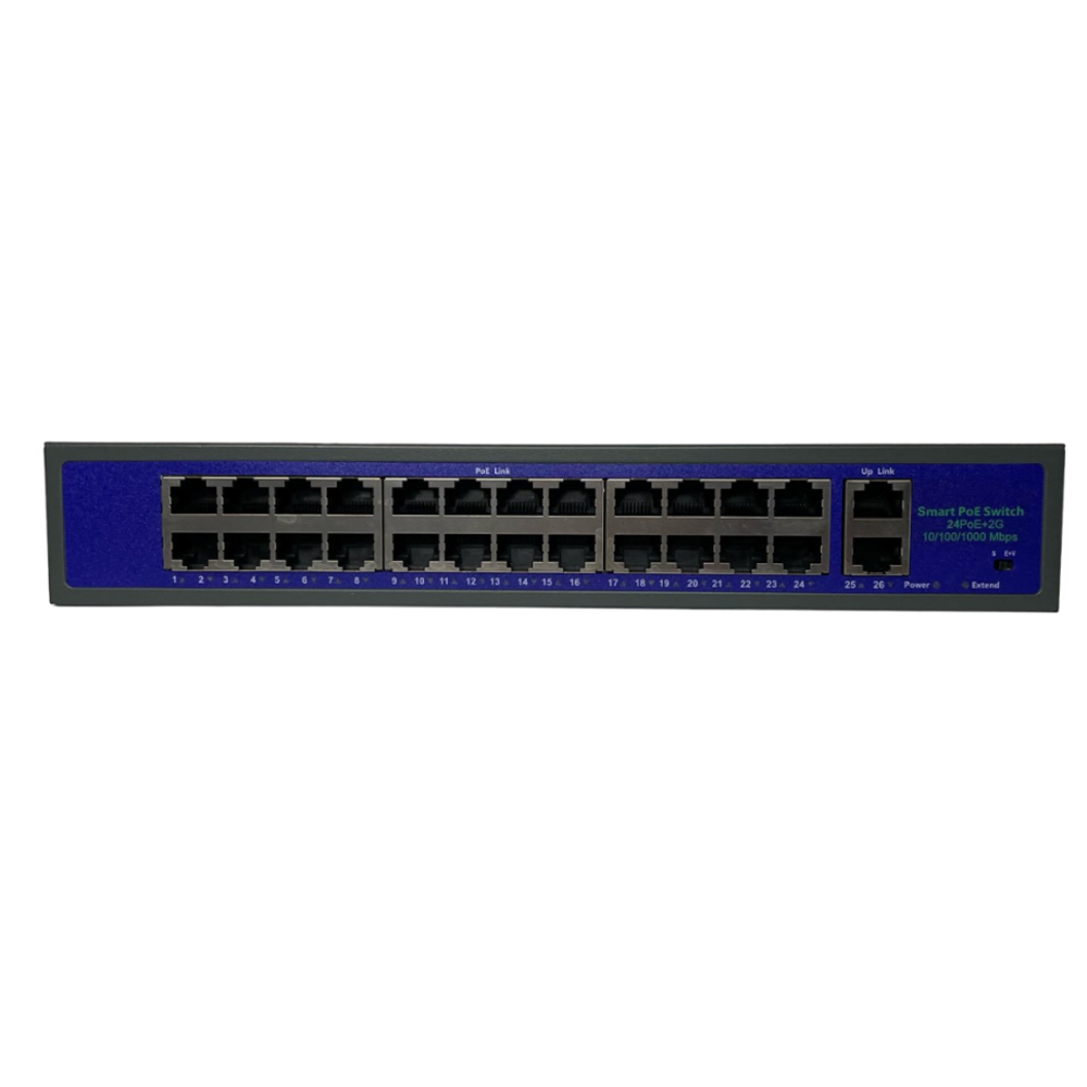 Коммутатор Hisource Hi-F2420GBL-A 24 Poe+2 Uplink