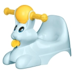 Горшок детский в форме игрушки Зайчик Lapsi 420х310 мм (светло-голубой)