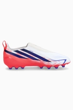 Бутсы adidas F50 League Hyperfast LL AG Junior - белый