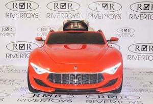 Детский электромобиль River Toys Maserati A005AA красный