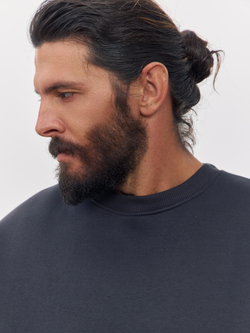 Свитшот с начесом (графит)