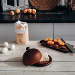 Масленка из дерева Сибирский Кедр для сливочного масла. MS7