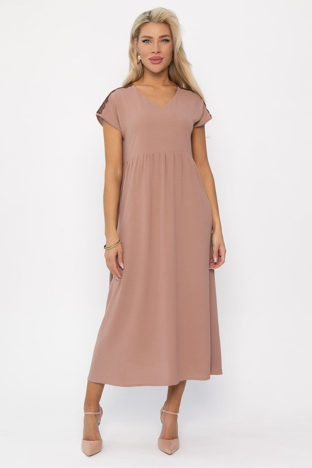 Платье Летние деньки (бежевое) П13650-18М LT Collection